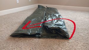 Step 2 folding backpacking tent