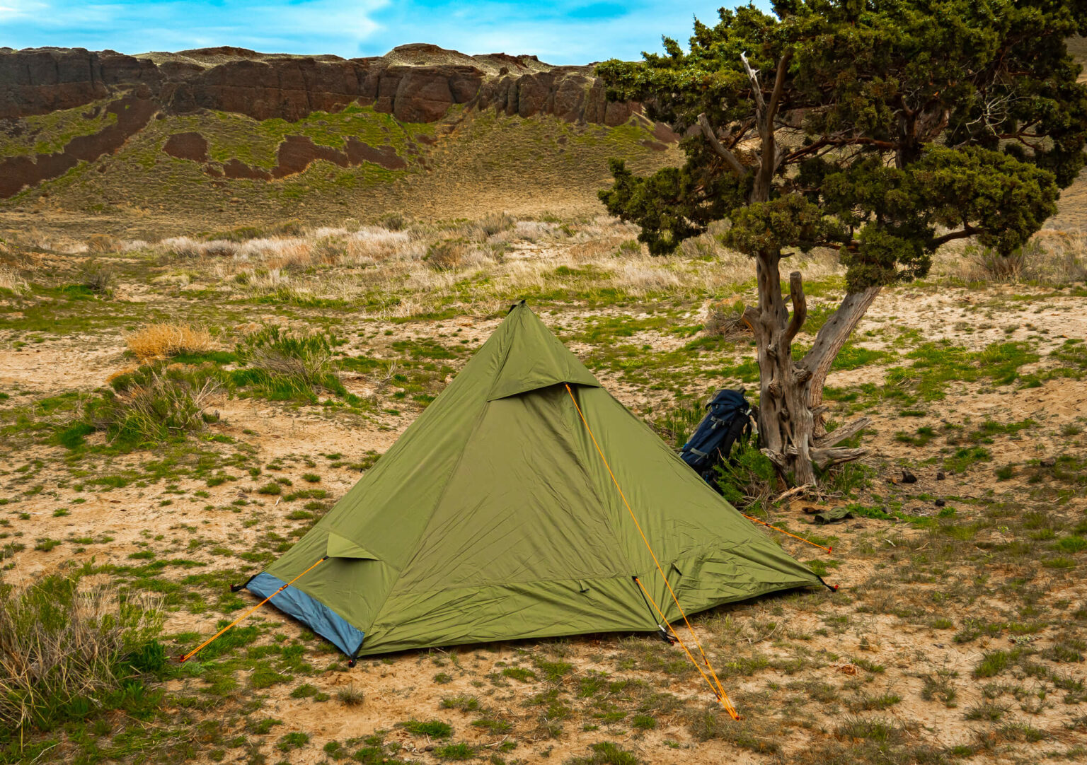 Trekker Tent 1, 1-Person Trekking Pole Backpacking and Camping Tent ...