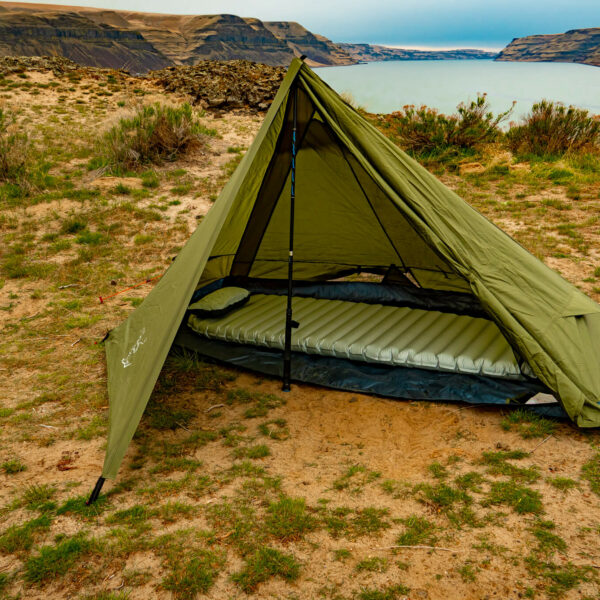 Trekker Tent 1, 1-Person Trekking Pole Backpacking and Camping Tent ...